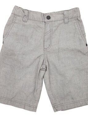 Boy's Shawn White Gray Loose Fit Shorts Size 7 Lightweight Adjustable Waist